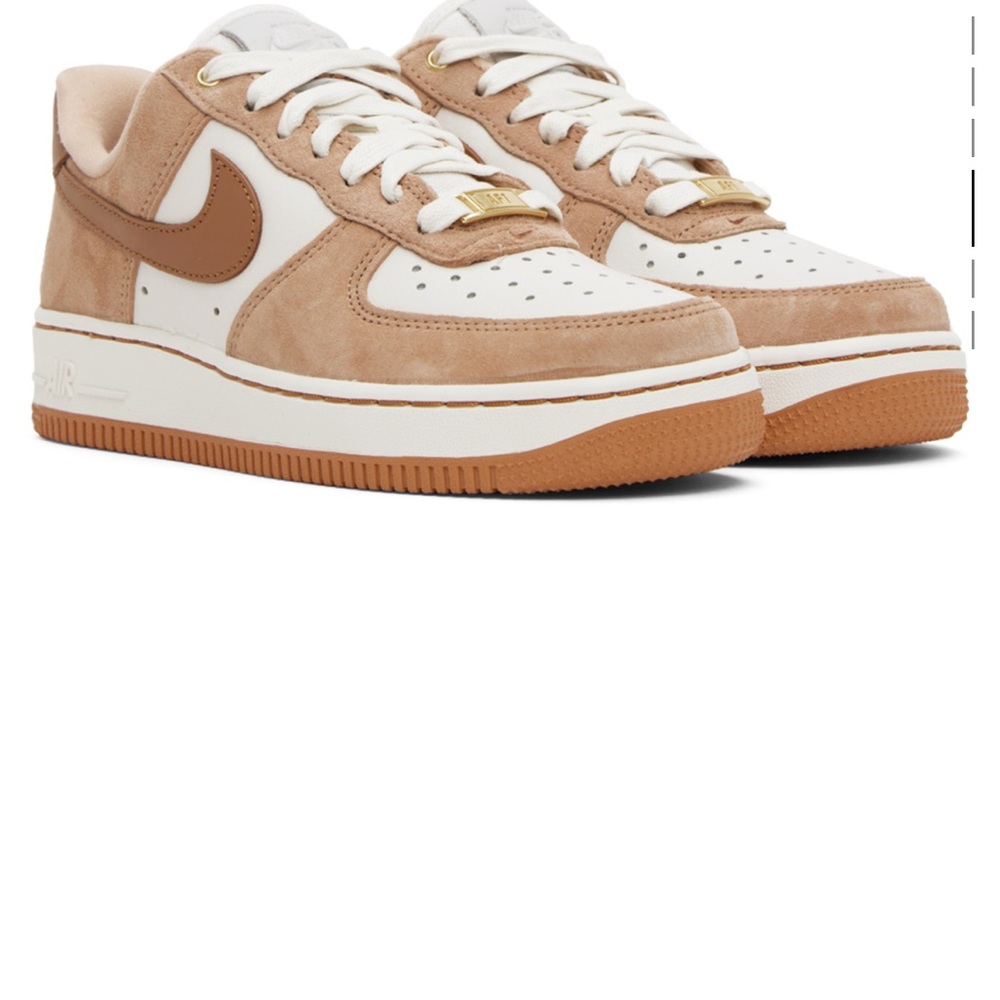 Nike Air brown and white Airforce 1 LXX